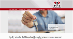 Desktop Screenshot of finekey.de